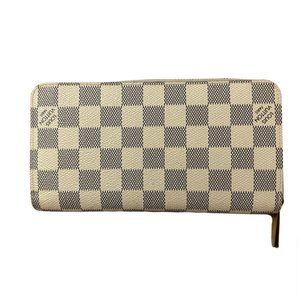 AUTHENTIC Louis Vuitton Damier Azur Canvas Zip Wallet
